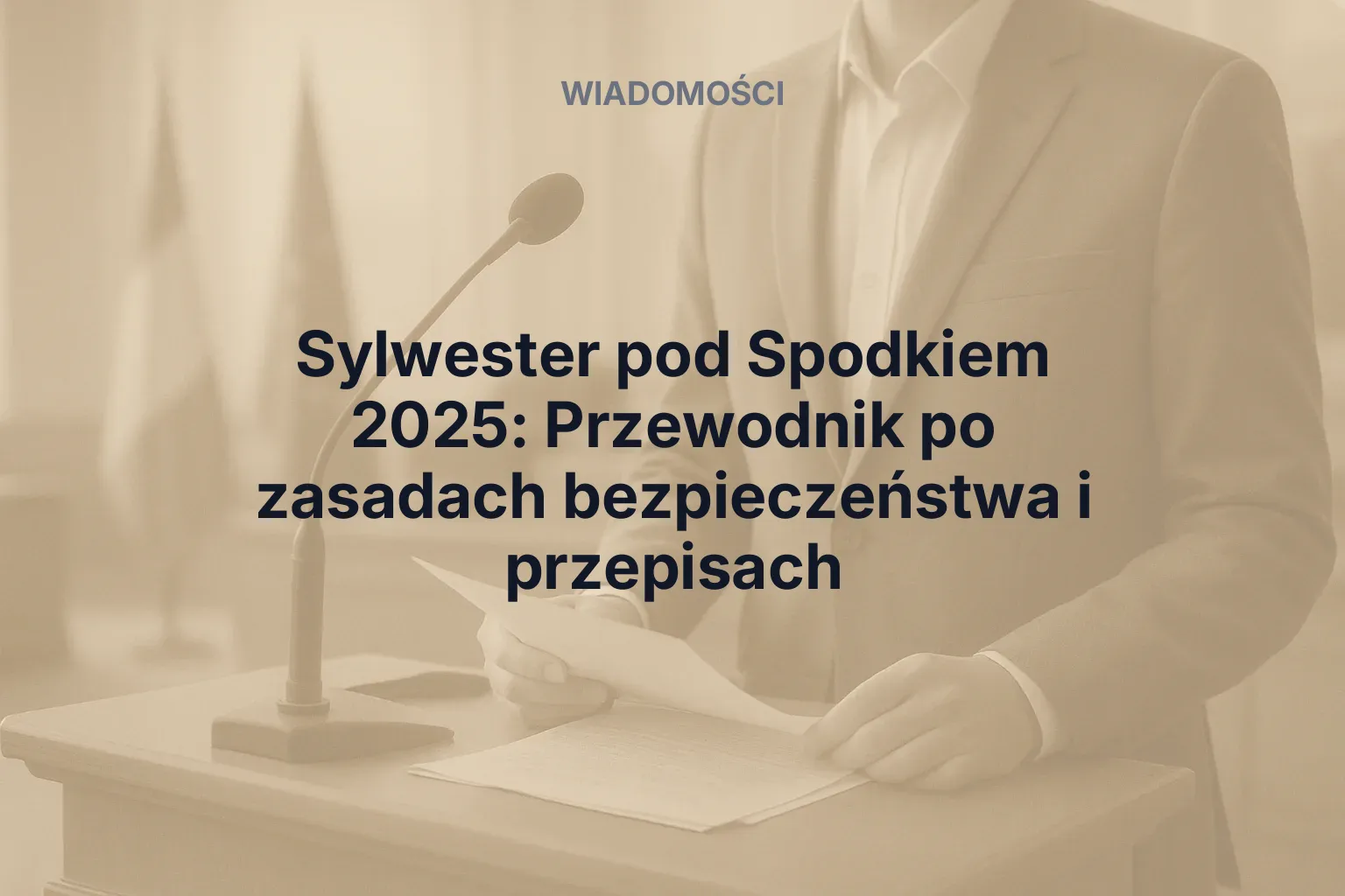 Miniatura: Sylwester pod Spodkiem 2025: Przewodnik po zasadach bezpieczeństwa i przepisach