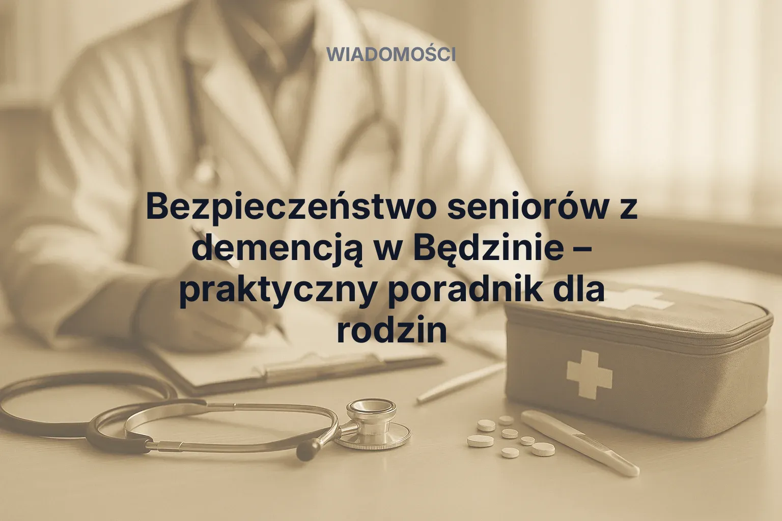 Miniatura: Bezpieczeństwo seniorów z demencją w Będzinie – praktyczny poradnik dla rodzin